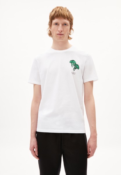 ARMEDANGELS - JAAMES LOW CARBON DIET - T-Shirt Regular Fit aus Bio-Baumwolle - white