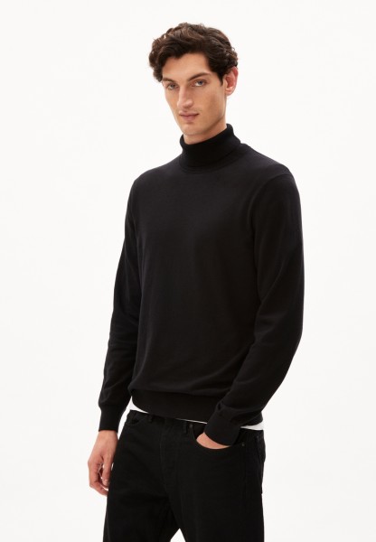 ARMEDANGELS - GLAAN SOLID - Pullover Regular Fit aus Bio-Baumwolle - black