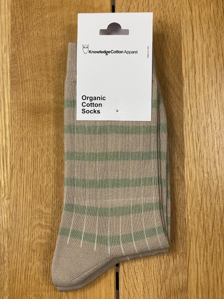 KnowledgeCotton Apparel - 2 pack striped socks - Swamp