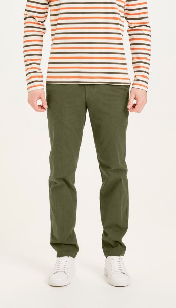 KnowledgeCotton Apparel - LUCA Slim Fit Chino - 1090 Forrest Night