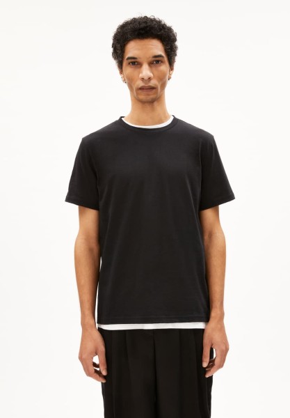 ARMEDANGELS - JAAMEL STRUCTURE - Heavyweight T-Shirt Regular Fit aus Baumwolle (kbA) - black