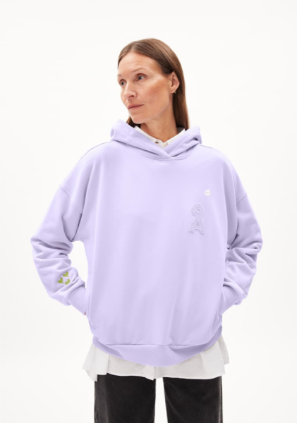 ARMEDANGELS - FRANCESCAA ELLAA MEADOW - Pullover Loose Fit aus Baumwolle (kbA) - lavender light