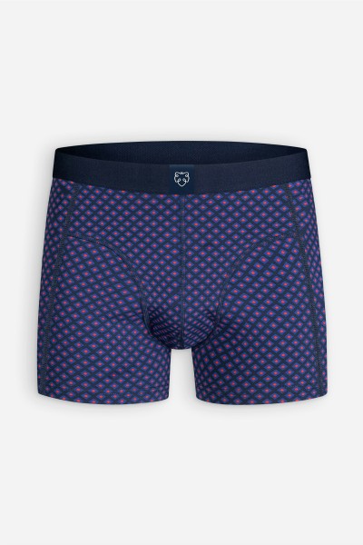 A-dam Underwear - Navy Pattern - Boxer Brief