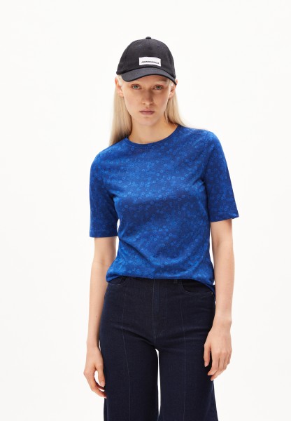 ARMEDANGELS - DONAAJI MILLES FLEURS - T-Shirt Slim Fit aus aus Baumwolle (kbA) - Dynamo Blue