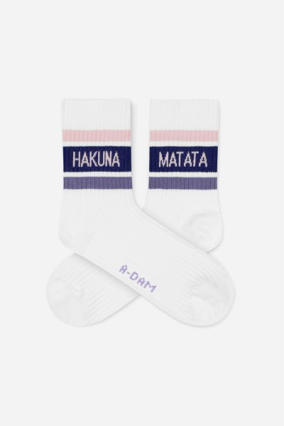 A-dam Underwear - Purple Hakuna Matata - Socken