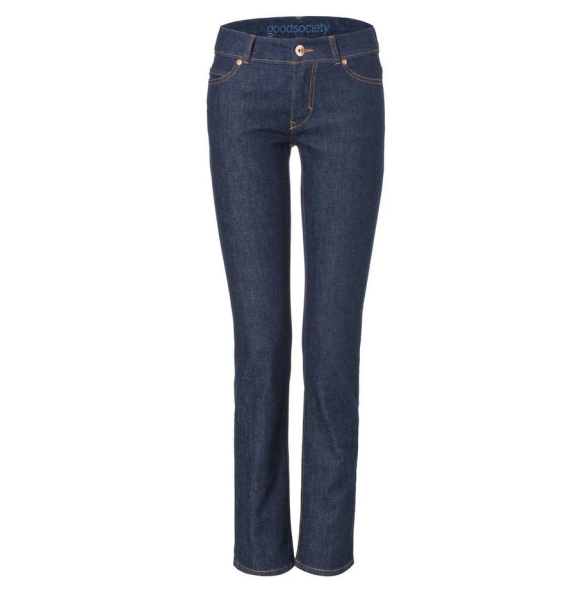 goodsociety - Womens Straight Jeans - Raw One Wash
