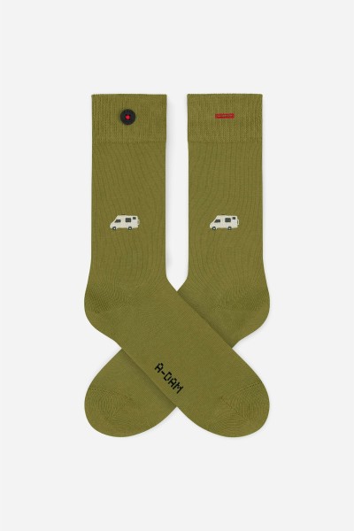 A-dam Underwear - Green Camper - Socken