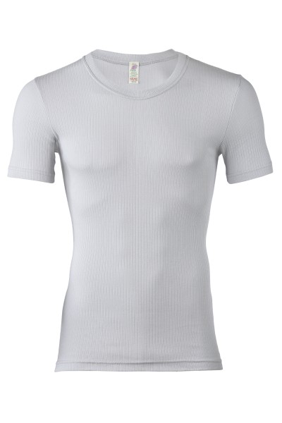 ENGEL - Herren-Shirt, mit kurzem Arm - 100% Baumwolle (kbA) - silber