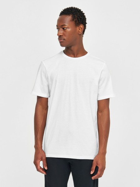 KnowledgeCotton Apparel - Regular fit Basic tee - Bright White