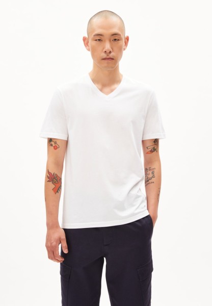 ARMEDANGELS - JAARNES - T-Shirt Regular Fit aus Bio-Baumwolle - white