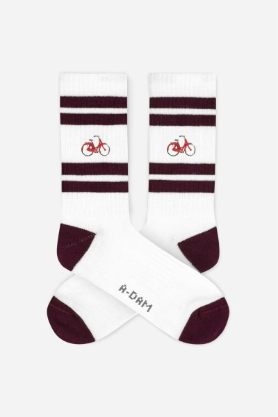 A-dam Underwear - Burgundy Bike - Socken