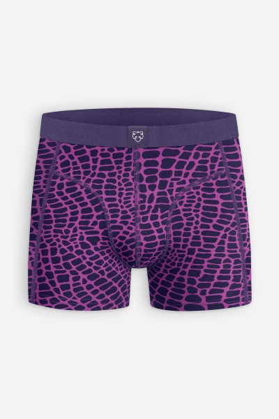 A-dam Underwear - Purple Croc - Boxer Brief