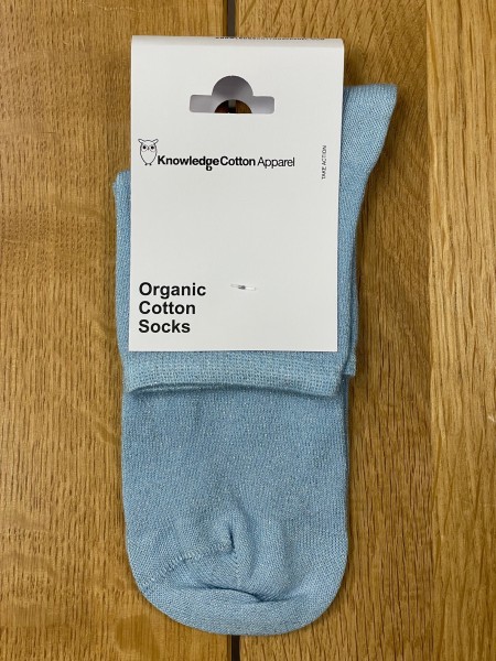 KnowledgeCotton Apparel - Single pack glitter socks - Airy Blue