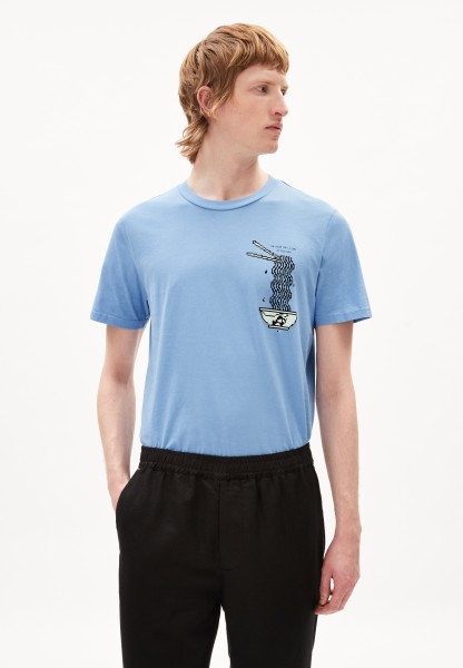 ARMEDANGELS - JAAMES FISH SOUP - T-Shirt Regular Fit aus Bio-Baumwolle - iceberg blue