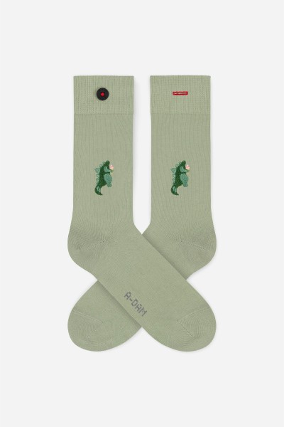 A-dam Underwear - Green Zilla - Socken