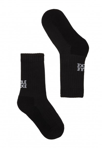 recolution - HOVEA COOL - Socken aus Bio-Baumwoll Mix - black