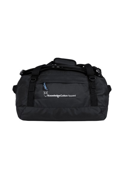 KnowledgeCotton Apparel - Packable duffel backpack 35L - Black Jet