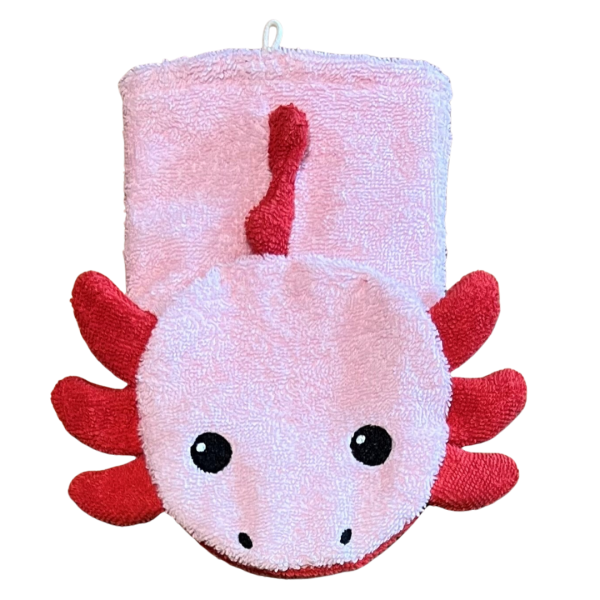 Fürnis - Waschhandschuh - Axolotl Anna - klein - 100% Baumwolle (kbA)