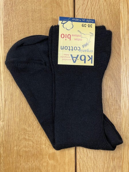 Hirsch Natur - Socken aus 100% Bio-Baumwolle (kbA/GOTS) - schwarz