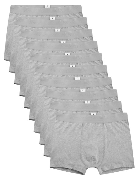 KnowledgeCotton Apparel - 10 pack underwear - Grey Melange