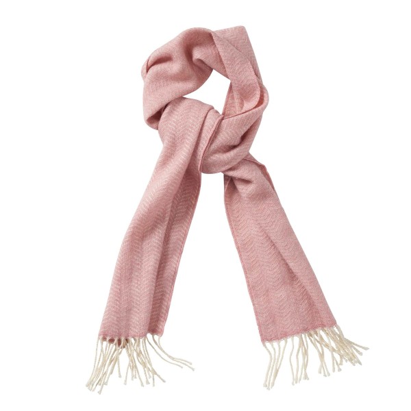 KLIPPAN - TIPPY - PREMIUM Schal aus 75% Wolle und 25% Kaschmir - pink