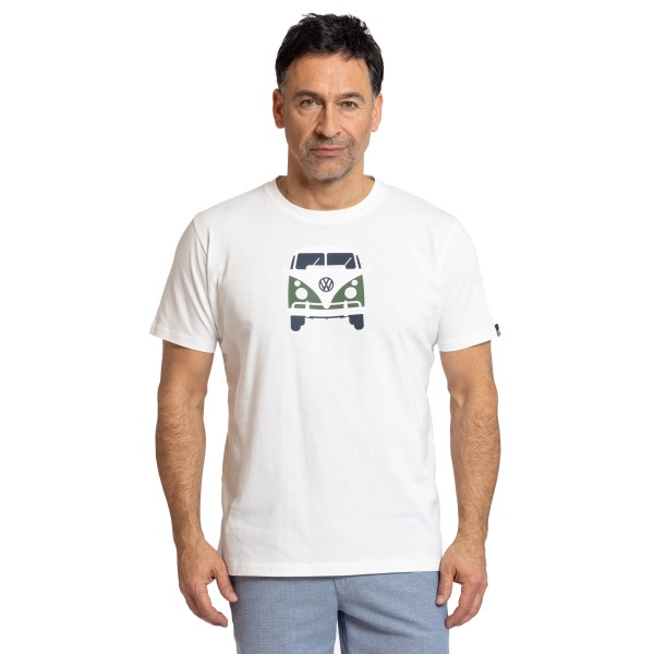 ELKLINE - METHUSALEM - Bulli T-Shirt aus reiner Bio-Baumwolle für Herren - white