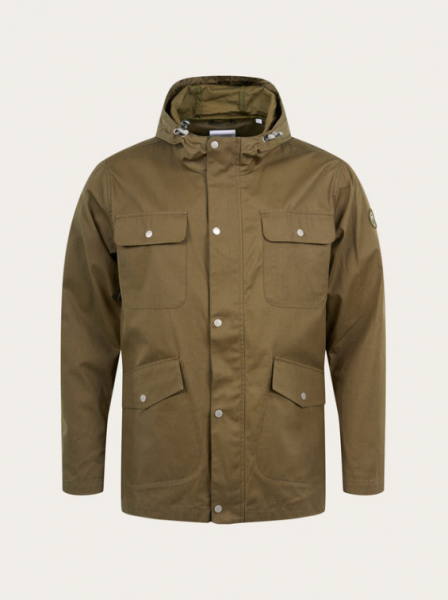 KnowledgeCotton Apparel - NORDIC LEGACY™ utility field jacket - Burned Olive