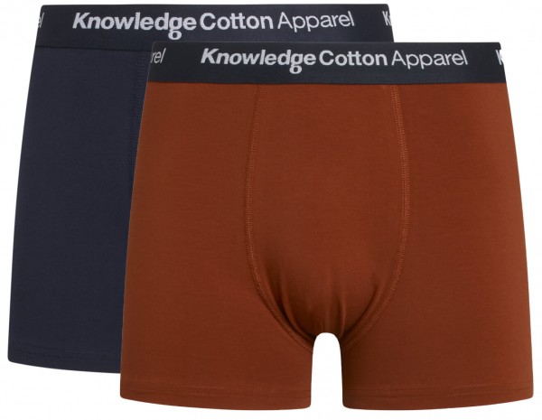 KnowledgeCotton Apparel - MAPLE 2 pack underwear - 1186 Arabian Spice