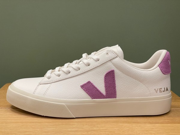 VEJA - CAMPO CHROMEFREE LEATHER - WHITE MULBERRY